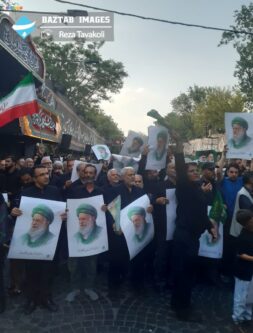 اجتماع ضد صهیونی دستجات و هیئات حسینی تبریز