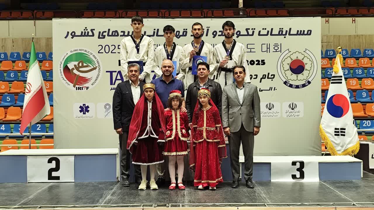 تکواندوکاران آذربایجان شرقی ۲ طلا گرفتند