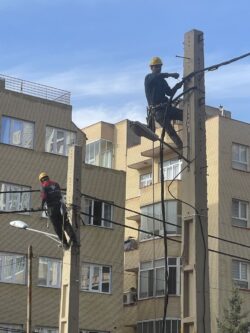 نزدیکی طرح نوسازی شبکه برق تبریز به ایستگاه پایانی