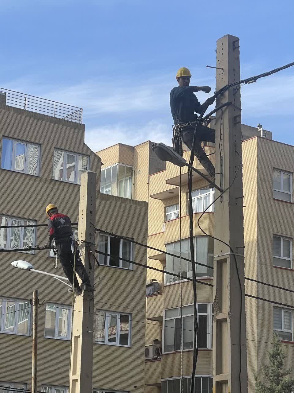 نزدیکی طرح نوسازی شبکه برق تبریز به ایستگاه پایانی