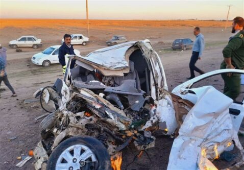 مرگ بیش از ۱۰ هزار نفر در حوادث رانندگی نیمه اول سال