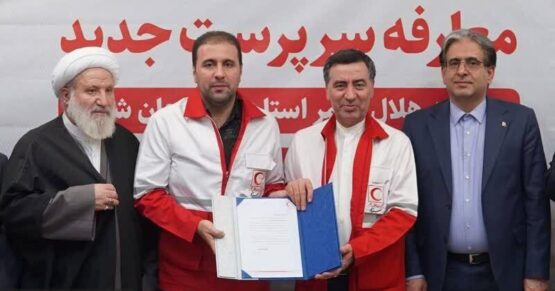 تکریم و معارفه سرپرست جمعیت هلال‌احمر آذربایجان‌شرقی